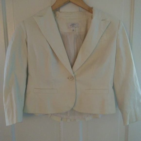 White Loft Blazer - Picture 1 of 3